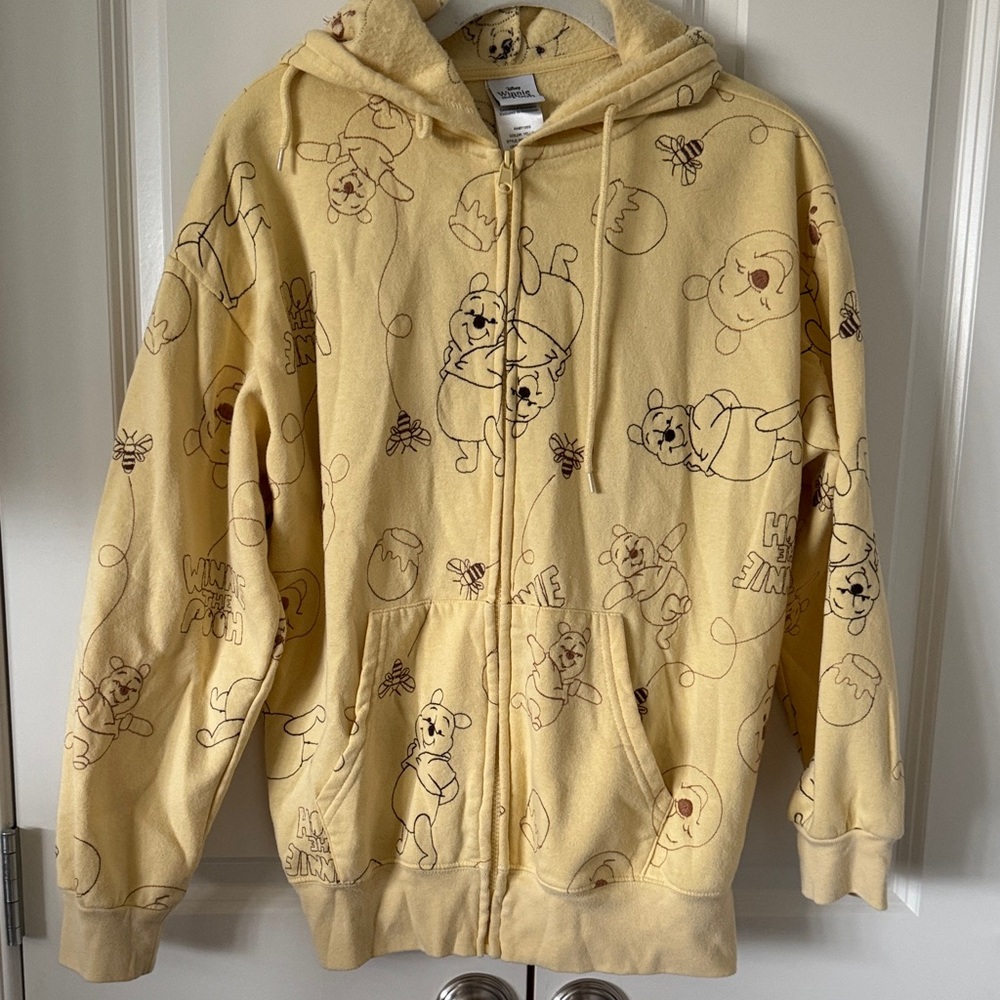 Adult Yellow Winnie the Pooh Hoodie